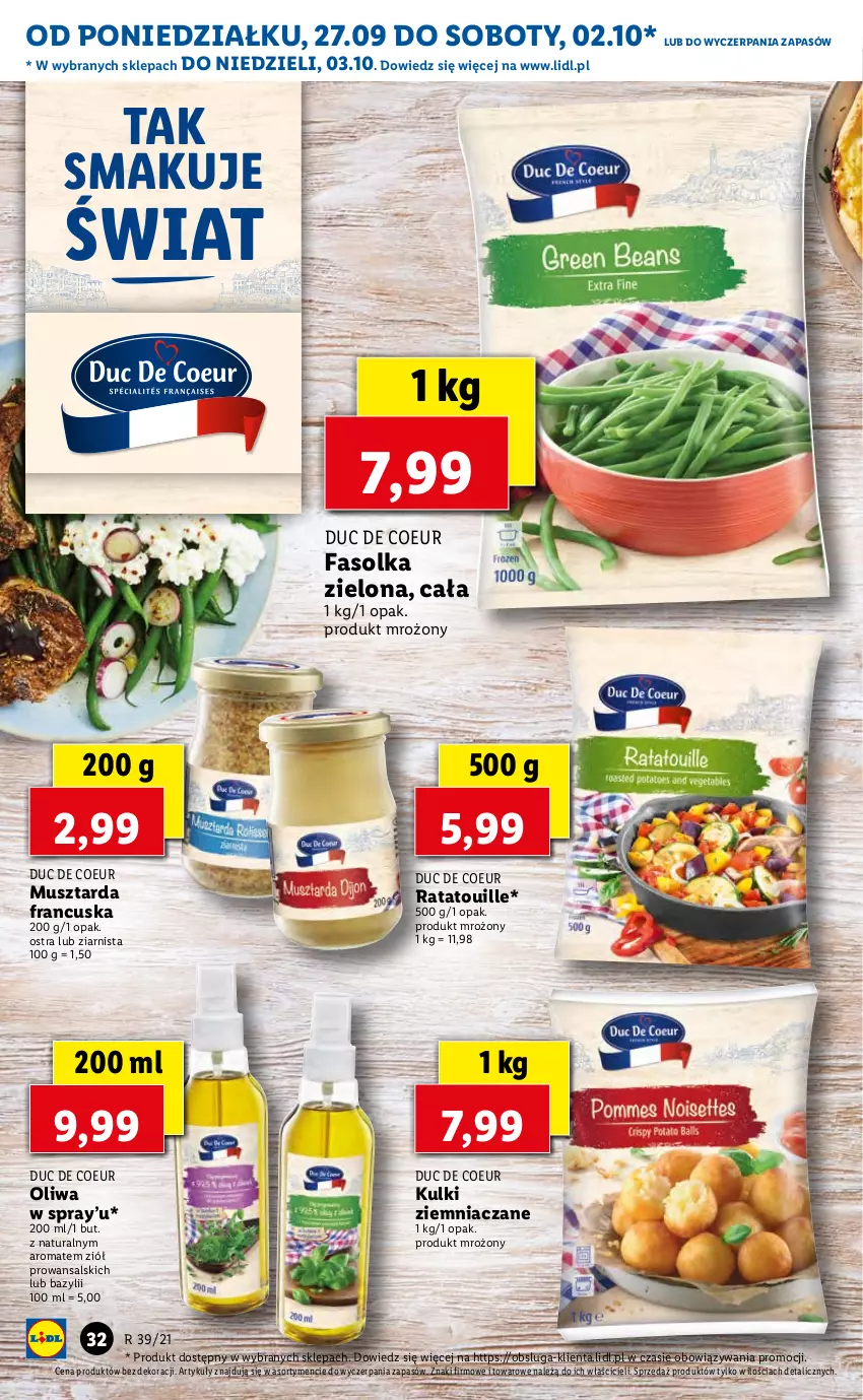 Gazetka promocyjna Lidl - GAZETKA - ważna 27.09 do 29.09.2021 - strona 32 - produkty: Bazyl, Fa, Mus, Musztarda