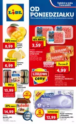 Gazetka promocyjna Lidl - GAZETKA - Gazetka - ważna od 29.09 do 29.09.2021 - strona 1 - produkty: Makaron, Mięso mielone, Nutella, Por, Papier, Jaja, Cytryny, Papier toaletowy, Ferrero, Flora, Mango, Mięso