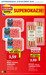 Gazetka promocyjna Lidl - GAZETKA - Gazetka - ważna od 29.09 do 29.09.2021 - strona 2 - produkty: Mięso mielone, Pur, Parówki, PIKOK, Mięso