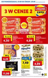 Gazetka promocyjna Lidl - GAZETKA - Gazetka - ważna od 29.09 do 29.09.2021 - strona 21 - produkty: Cheddar, Ser, Jaja, Mlekovita, Finuu, Alpro, Napój, Mleko