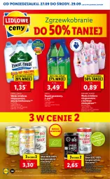 Gazetka promocyjna Lidl - GAZETKA - Gazetka - ważna od 29.09 do 29.09.2021 - strona 38 - produkty: Kurkuma, LANA, Napój gazowany, Aronia, Woda, Sprite, Napój, Imbir
