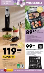 Gazetka promocyjna Biedronka - Gazetka - ważna od 27.05 do 27.05.2023 - strona 20 - produkty: Blender ręczny, Blender, Rozdrabniacz, Widelec, Szczotka, Trzepaczka, , Płyta, Kubek, Grill