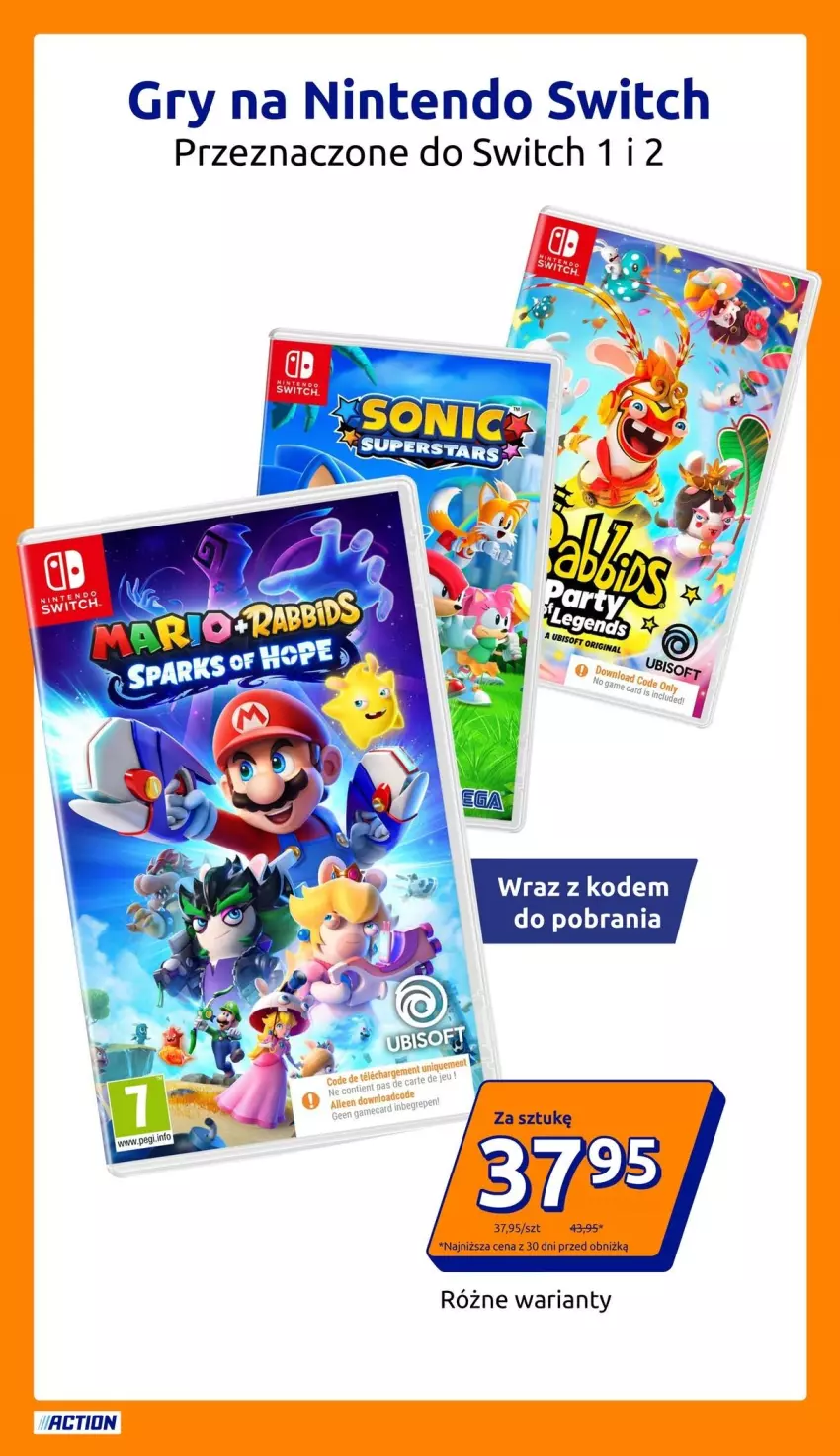 Gazetka promocyjna Action - Gazetka tydzień 33 2026 - ważna 12.08 do 18.08.2026 - strona 5 - produkty: Gry, Nintendo Switch