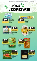 Gazetka promocyjna Netto - Od Czwartku - Gazetka - ważna od 10.04 do 10.04.2024 - strona 7 - produkty: Piec, Kurczak, Halibut, Hummus, Ciasto francuskie, Sok, Ser, Mus, Twaróg, Filet z piersi kurczaka, Zdrowie, Twaróg półtłusty, Kiełbasa, Fa