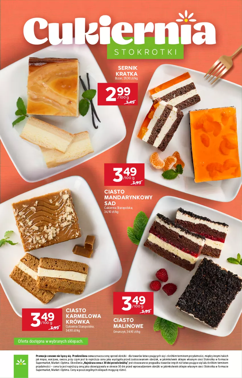 Gazetka promocyjna Stokrotka - Supermarket - ważna 08.10 do 14.10.2026 - strona 12 - produkty: Cukier, Mięso, Optima, Owoce, Ser, Warzywa