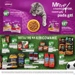 Gazetka promocyjna Stokrotka - Katalog Piłkarski - Gazetka - ważna od 26.06 do 26.06.2024 - strona 23 - produkty: Kurczak, Ketchup, Koncentrat pomidorowy, Krakus, Warzywa, Sos, Ser, Ogórki konserwowe, Zott, Whiskas, Pasta warzywna, Pesto, Wołowina, Owoce, Mięso