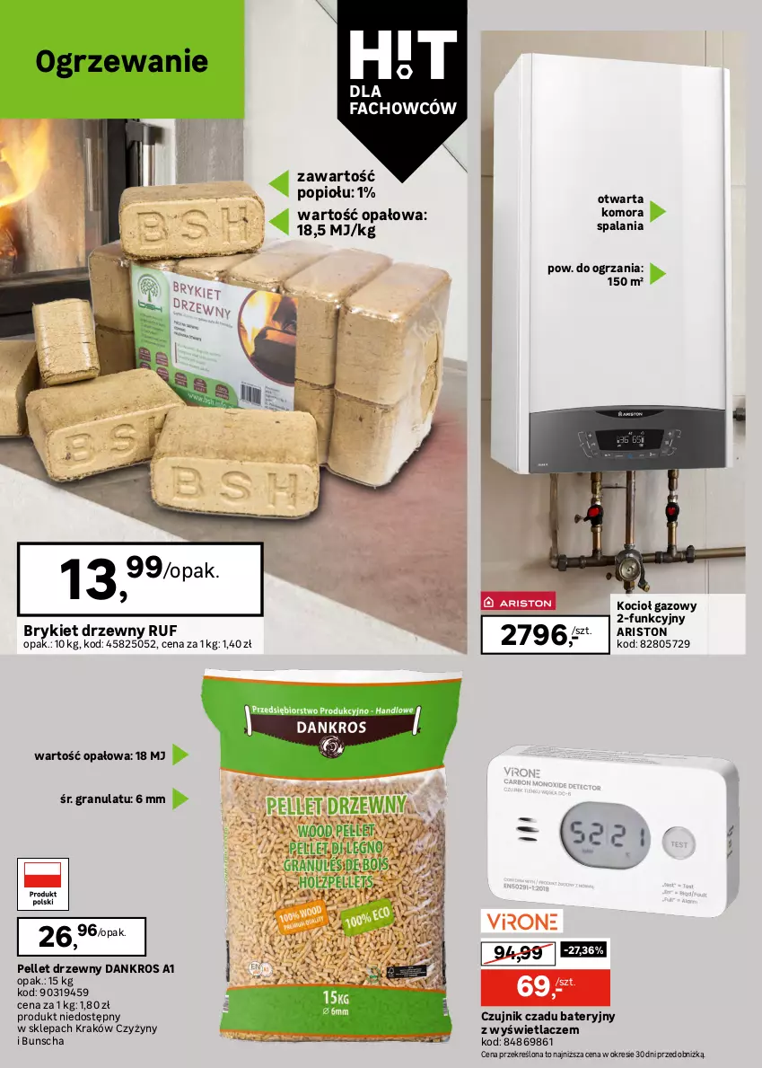 Gazetka promocyjna Leroy Merlin - Gazetka Leroy Merlin - ważna 30.12.2025 do 27.01.2026 - strona 28 - produkty: Brykiet drzewny, Fa, Gra, Grzejnik, Grzejnik łazienkowy, Koc, Kocioł gazowy, LANA, LG, Ogrzewanie, Pellet, Płyta, Por, Sport, Tablet, Telefon, Tran