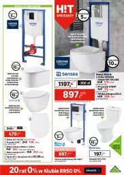 Gazetka promocyjna Leroy Merlin - Gazetka Leroy Merlin - Gazetka - ważna od 27.01 do 27.01.2026 - strona 5 - produkty: Kompakt WC, Ser, Rum, Zestaw podtynkowy WC, Miska wisząca, Termos, Grohe, Miska