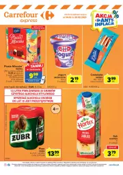 Gazetka promocyjna Carrefour - Gazetka Express - Gazetka - ważna od 20.02 do 20.02.2023 - strona 2 - produkty: Piwo, Sok, Jogurt, Kosz, Mlekovita, Mleczko, Czekolada, Ptasie mleczko, Hortex, Mleko