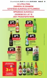 Gazetka promocyjna Netto - Od Poniedziałku - Gazetka - ważna od 20.07 do 20.07.2024 - strona 19 - produkty: Piwa, Piwo, Gin, Gra, Namysłów, Heineken, Tyskie, Limonka, Karmi, Mięta