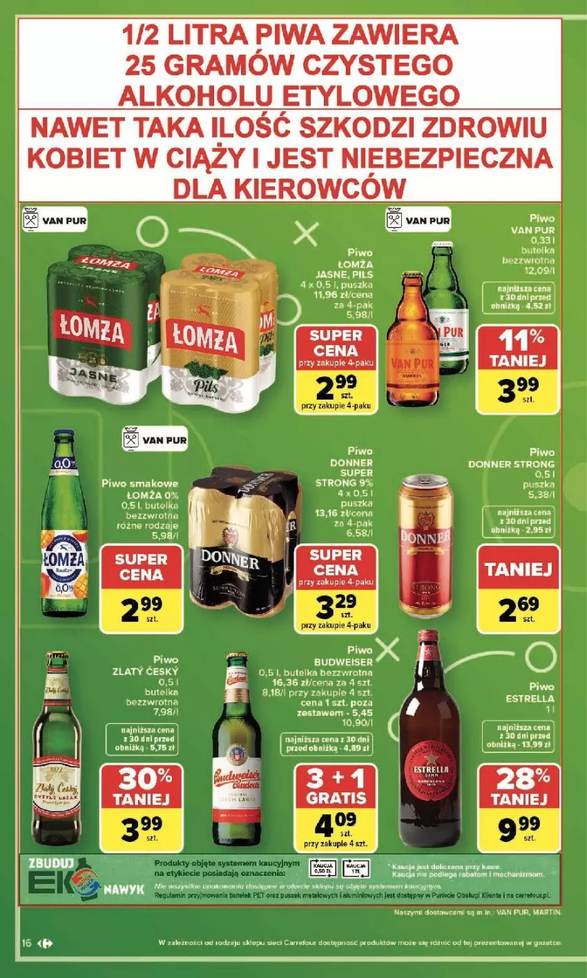 Gazetka promocyjna Carrefour - Gazetka Zakupowa taktyka kibica - ważna 01.06 do 13.06.2026 - strona 16 - produkty: Gra, Piec, Piwa, Piwo, Puf, Ser