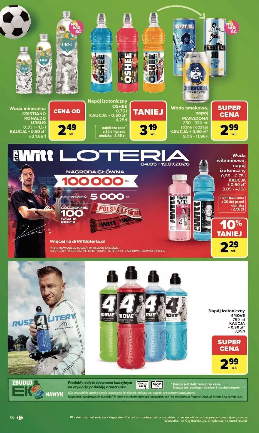 Gazetka promocyjna Carrefour - Gazetka Zakupowa taktyka kibica - ważna 01.06 do 13.06.2026 - strona 18 - produkty: Napój, Napój izotoniczny