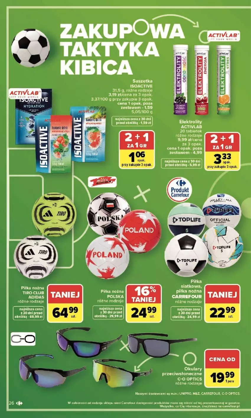 Gazetka promocyjna Carrefour - Gazetka Zakupowa taktyka kibica - ważna 01.06 do 13.06.2026 - strona 26 - produkty: BIC, Noż, Piłka nożna, Tablet