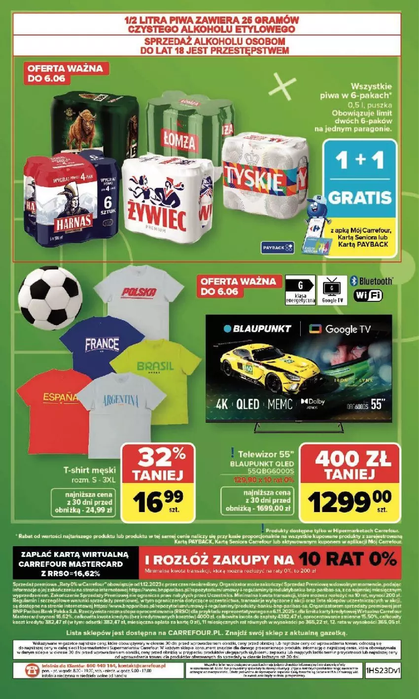 Gazetka promocyjna Carrefour - Gazetka Zakupowa taktyka kibica - ważna 01.06 do 13.06.2026 - strona 28 - produkty: AniOne, Fa, Gra, Mars, Piwa, Tran
