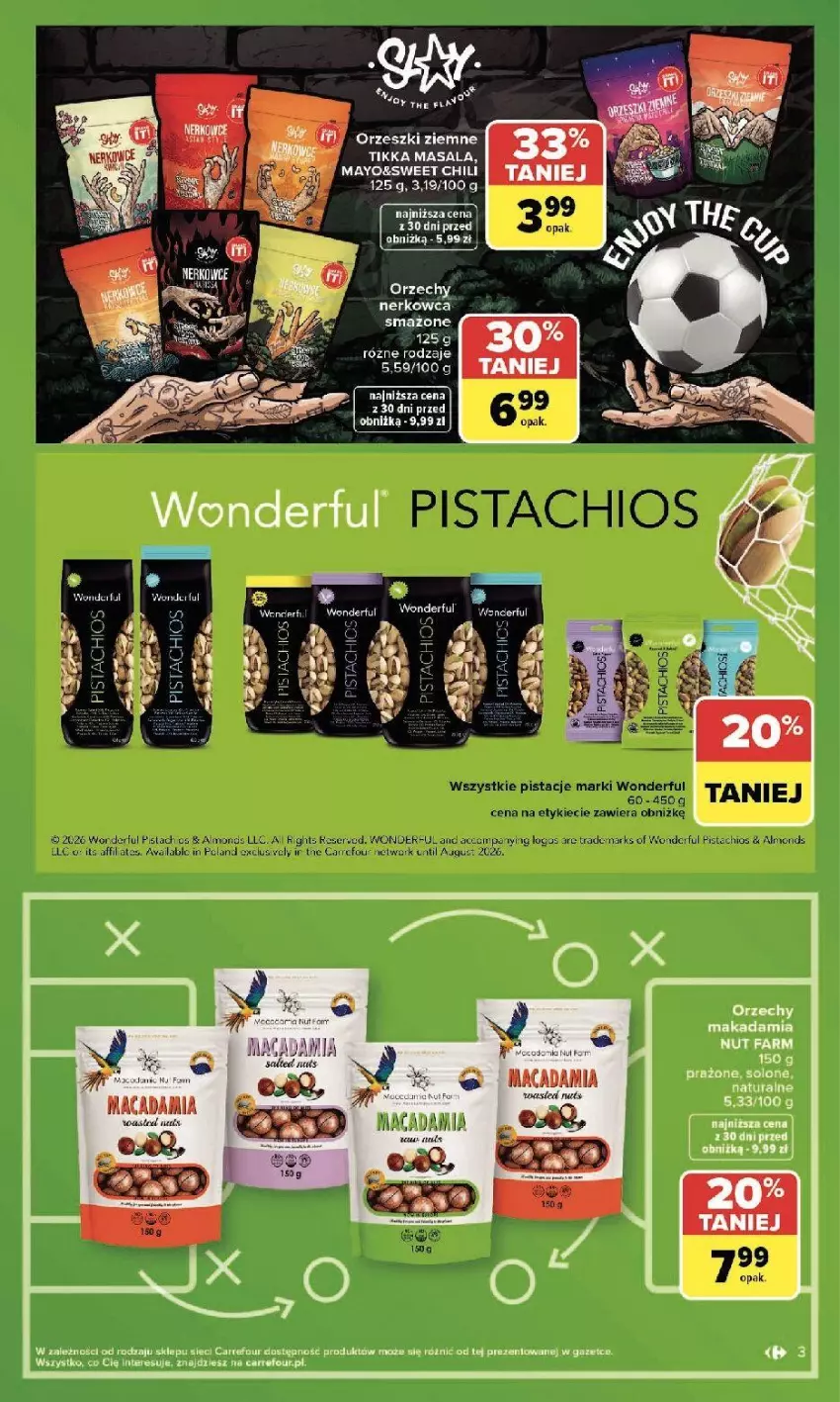Gazetka promocyjna Carrefour - Gazetka Zakupowa taktyka kibica - ważna 01.06 do 13.06.2026 - strona 3 - produkty: Fa, LANA, LG, Por