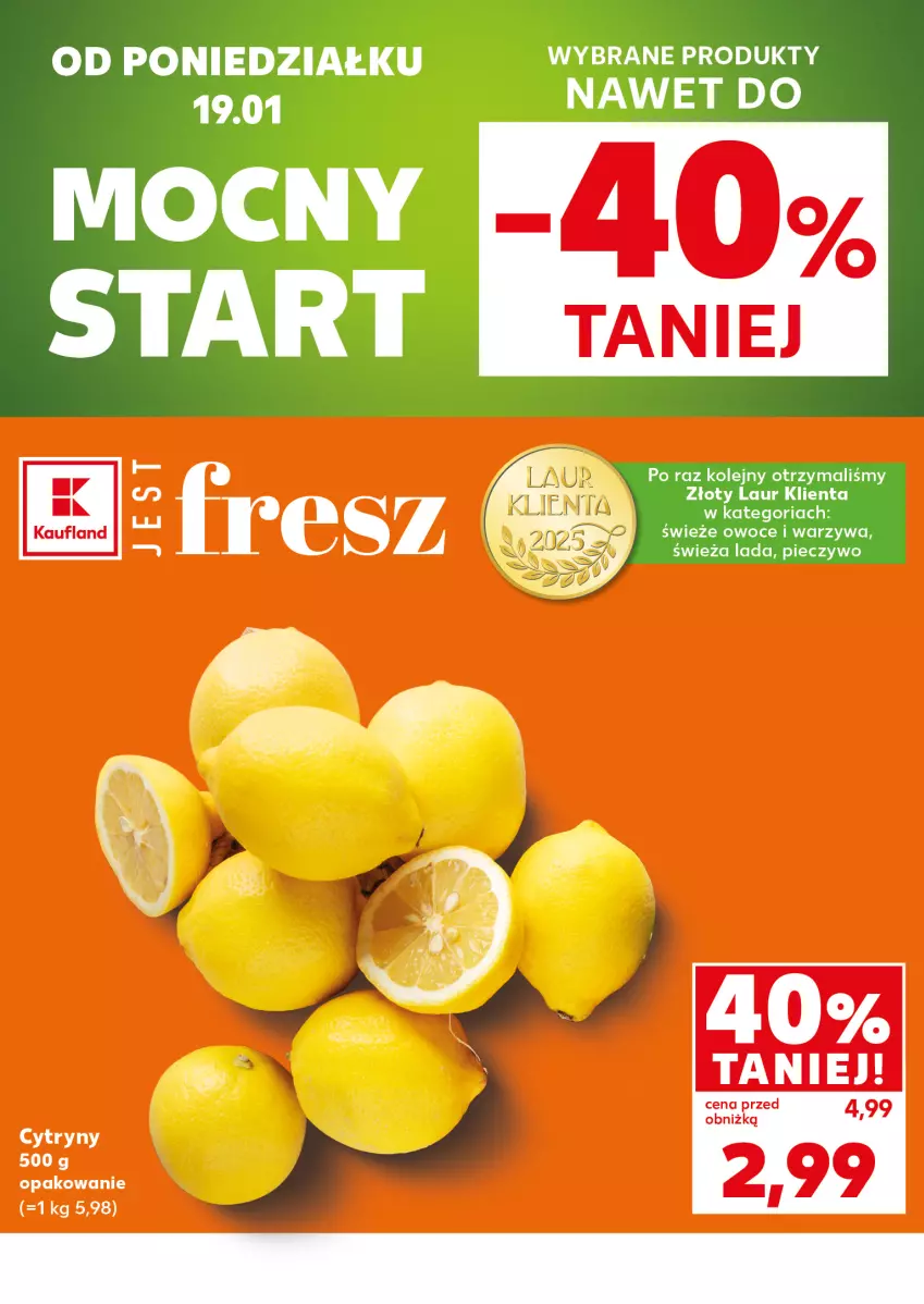Gazetka promocyjna Kaufland - Mocny Start - ważna 19.01 do 21.01.2026 - strona 2 - produkty: Cytryny