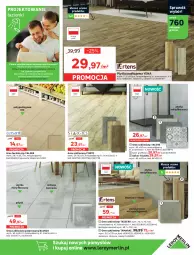 Gazetka promocyjna Leroy Merlin - Narzędzia najlepszych marek - Gazetka - ważna od 23.03 do 23.03.2021 - strona 15 - produkty: Glazura, Top, Ser, Por, Gra, Płytka, Tran, Sport, Gres, Lazur, Gres szkliwiony, Listwa