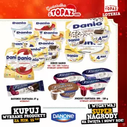 Gazetka promocyjna Topaz - Gazetka - Gazetka - ważna od 22.01 do 22.01.2023 - strona 17 - produkty: Ser, Serek homogenizowany, Serek, Tonik, Baton