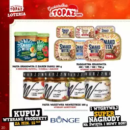 Gazetka promocyjna Topaz - Gazetka - Gazetka - ważna od 22.01 do 22.01.2023 - strona 20 - produkty: Smakowita, Pasta warzywna, Margaryna, Fa