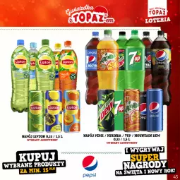Gazetka promocyjna Topaz - Gazetka - Gazetka - ważna od 22.01 do 22.01.2023 - strona 43 - produkty: Gry, 7up, Mirinda, Pepsi, Napój