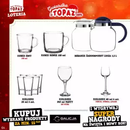 Gazetka promocyjna Topaz - Gazetka - Gazetka - ważna od 22.01 do 22.01.2023 - strona 64 - produkty: Top, Por, Dzbanek, Wódka, Kubek, Kieliszek