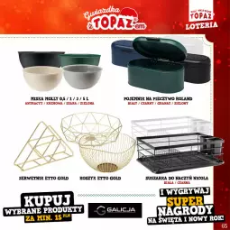 Gazetka promocyjna Topaz - Gazetka - Gazetka - ważna od 22.01 do 22.01.2023 - strona 65 - produkty: Piec, Ser, Kosz, Pojemnik, Pieczywo, Suszarka, Miska