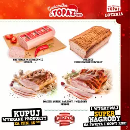 Gazetka promocyjna Topaz - Gazetka - Gazetka - ważna od 22.01 do 22.01.2023 - strona 7 - produkty: Ser, Pekpol, Boczek