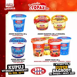 Gazetka promocyjna Topaz - Gazetka - Gazetka - ważna od 22.01 do 22.01.2023 - strona 8 - produkty: Jogurt naturalny, Jogurt, Mlekovita, Mleko