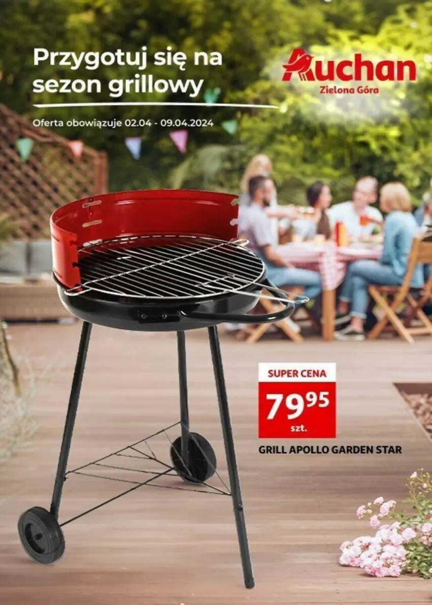 Gazetka promocyjna Auchan - ważna 02.04 do 09.04.2024 - strona 1 - produkty: Grill