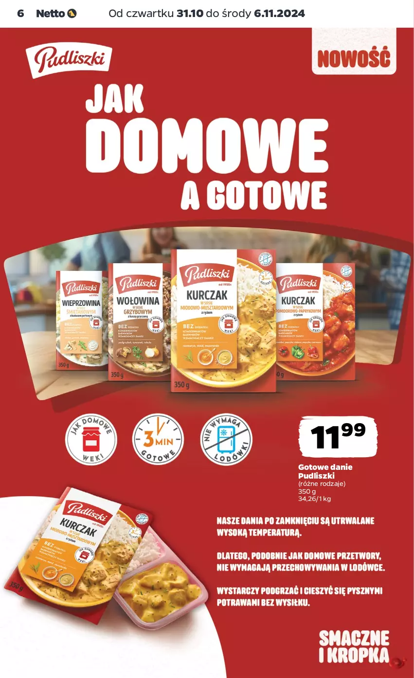 Gazetka promocyjna Netto - Od Czwartku - ważna 31.10 do 06.11.2024 - strona 6 - produkty: Pudliszki