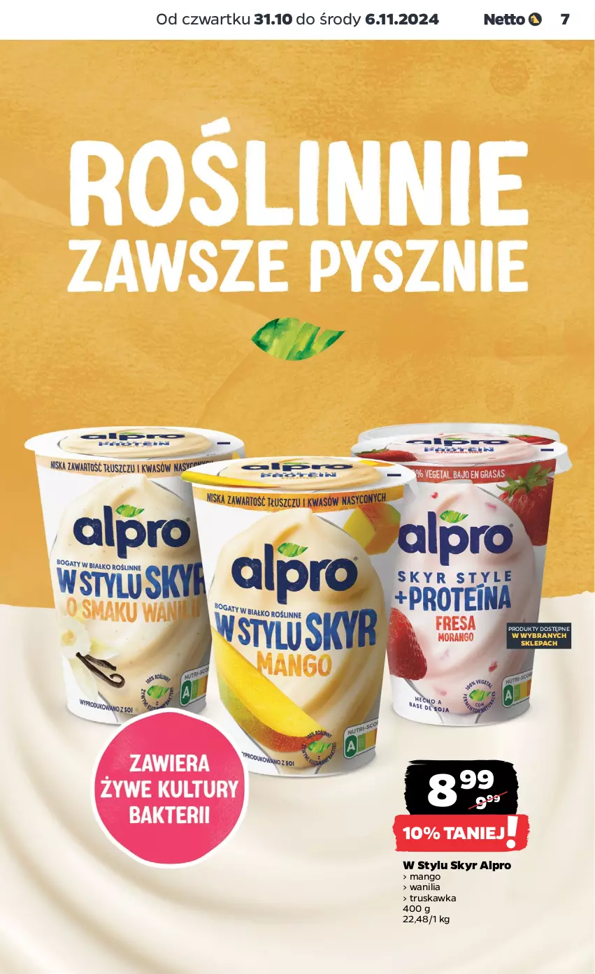 Gazetka promocyjna Netto - Od Czwartku - ważna 31.10 do 06.11.2024 - strona 7 - produkty: Alpro, Mango