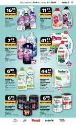 Gazetka promocyjna Netto - Od Czwartku - Gazetka - ważna od 06.11 do 06.11.2024 - strona 17 - produkty: Płyn do prania, Ludwik, Tablet, Proszek do prania, Perfum, Persil, Karma mokra dla kotów, Cillit Bang, Lack, Płyn do płukania, Flora