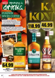 Gazetka promocyjna Topaz - Gazetka - Gazetka - ważna od 31.10 do 31.10.2023 - strona 6 - produkty: Top, Bell, Whiskey, Kawa, Syrop, Whisky