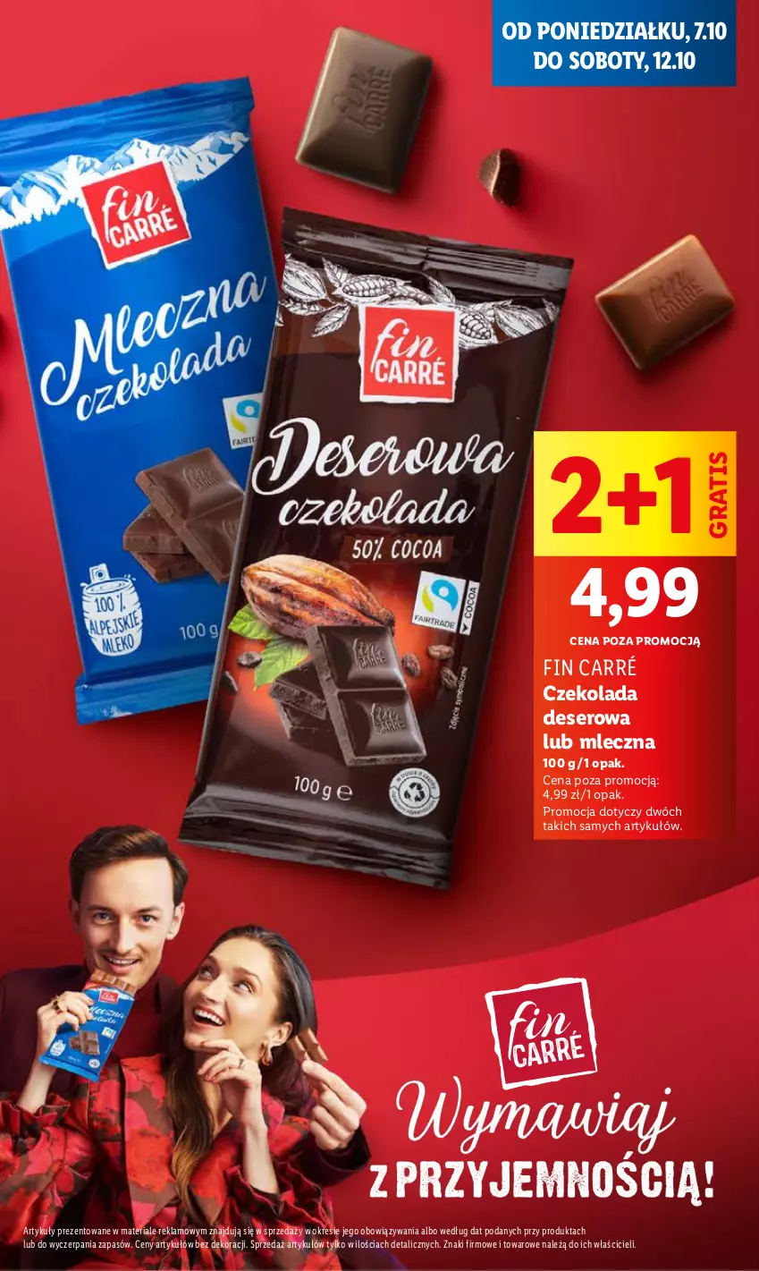 Gazetka promocyjna Lidl - GAZETKA - ważna 07.10 do 09.10.2024 - strona 15 - produkty: Czekolada, Deser, Gra, Ser