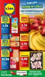 Gazetka promocyjna Lidl - GAZETKA - Gazetka - ważna od 09.10 do 09.10.2024 - strona 1 - produkty: Kurczak, Banany, Kawa ziarnista, Jaja, Kawa, Lavazza, Jabłka, Mleko