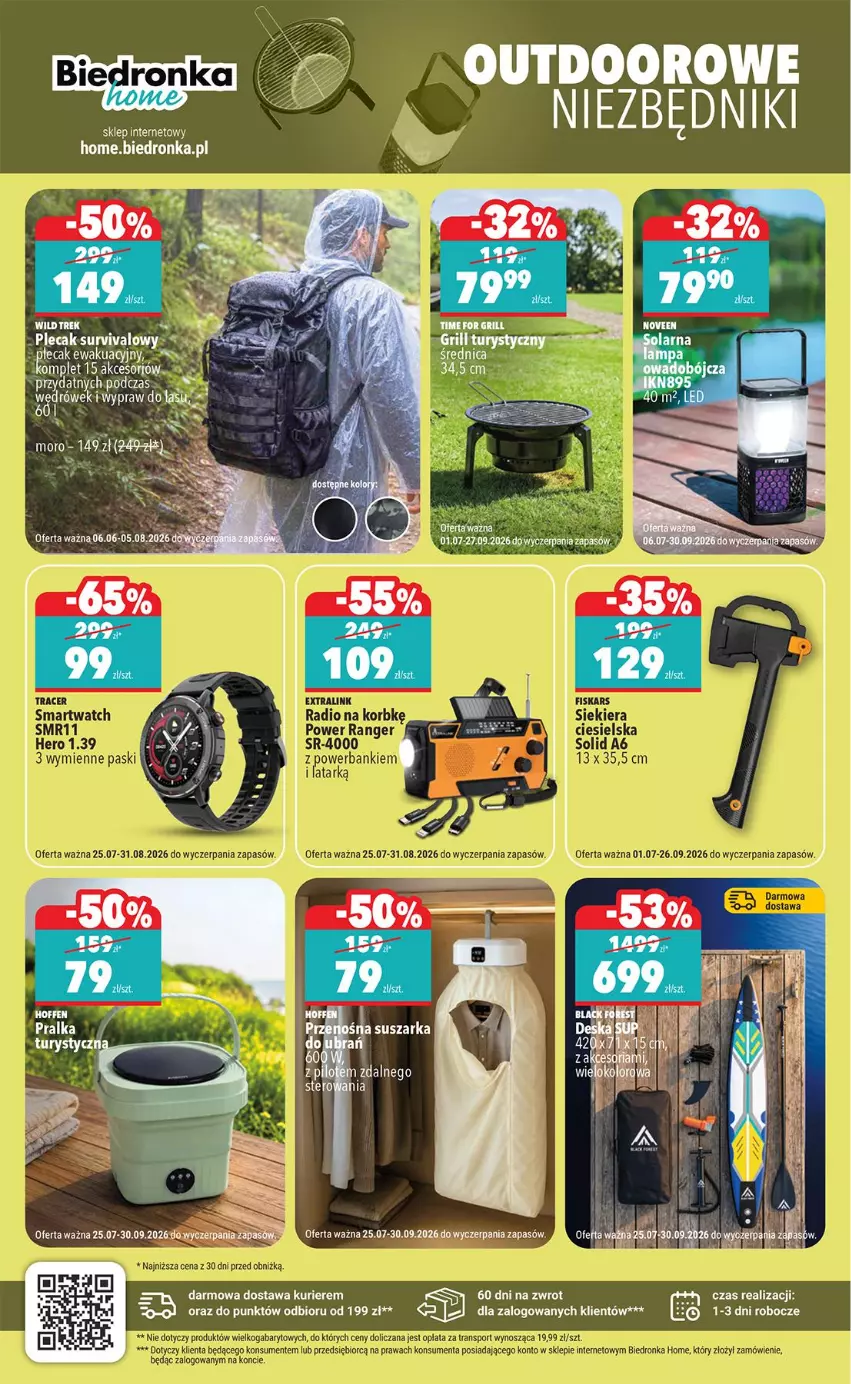 Gazetka promocyjna Biedronka - Okazje Tygodnia - ważna 27.07 do 08.08.2026 - strona 28 - produkty: Grill, Por, Powerbank, Sport, Tran