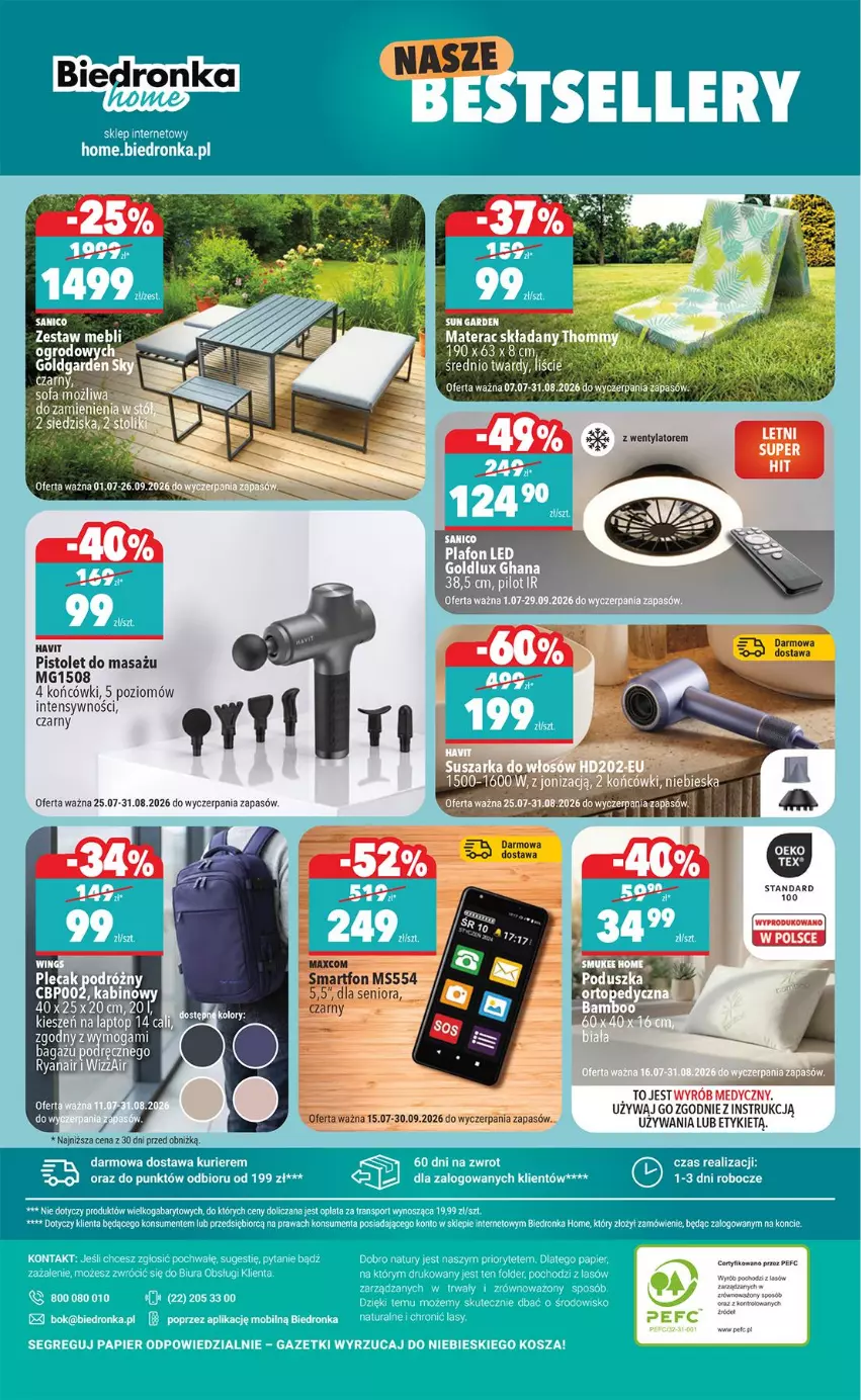 Gazetka promocyjna Biedronka - Okazje Tygodnia - ważna 27.07 do 08.08.2026 - strona 32 - produkty: Fa, Pistolet, Por, Sofa