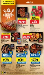 Gazetka promocyjna Lidl - GAZETKA - Gazetka - ważna od 25.08 do 25.08.2024 - strona 18 - produkty: Kurczak, Ketchup, Karkówka wieprzowa, Stek, Morliny, Kotlin, Grill, Kiełbasa, Kiełbasa śląska