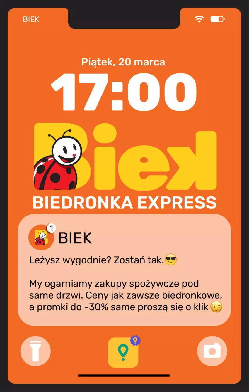 Gazetka promocyjna Biedronka - Gazetka - ważna 20.03 do 27.03.2026 - strona 1 - produkty: Drzwi