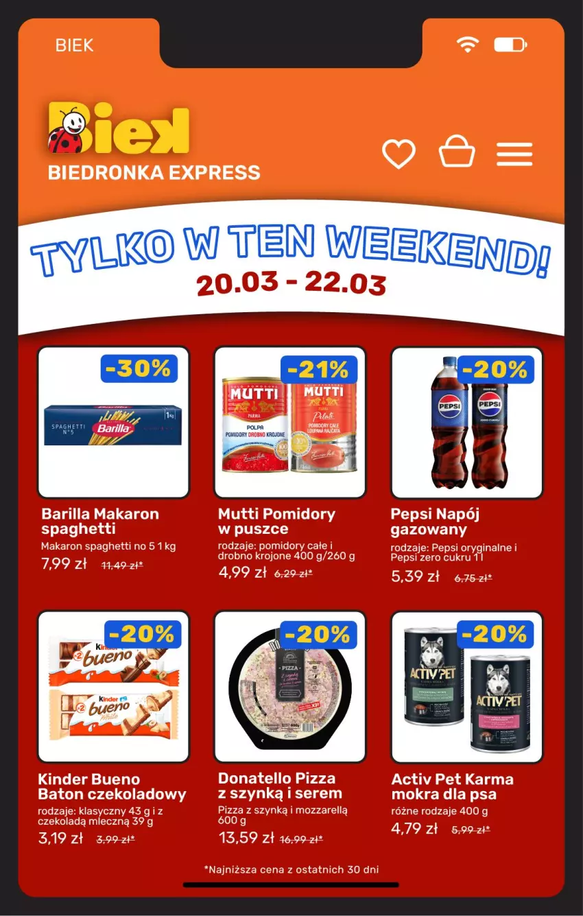 Gazetka promocyjna Biedronka - Gazetka - ważna 20.03 do 27.03.2026 - strona 3 - produkty: Pomidory