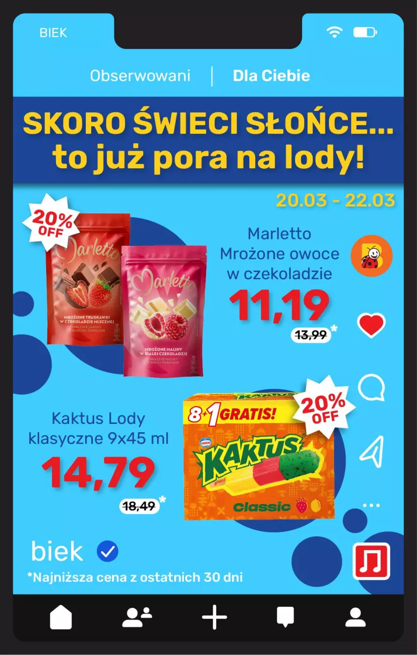 Gazetka promocyjna Biedronka - Gazetka - ważna 20.03 do 27.03.2026 - strona 4 - produkty: Ser