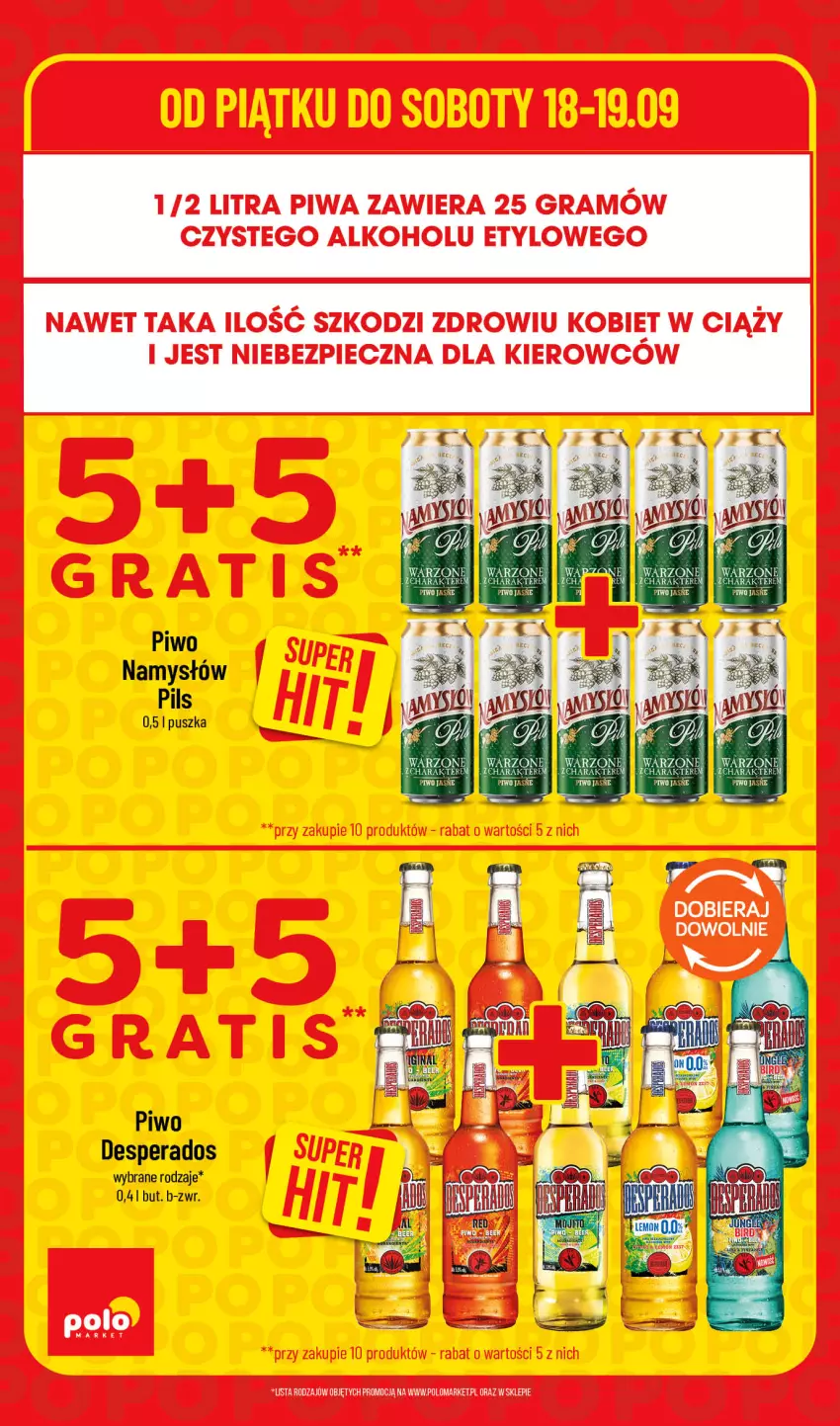Gazetka promocyjna PoloMarket - Katalog Superhity - ważna 17.09 do 19.09.2026 - strona 4 - produkty: Desperados, Fa, Gra, Namysłów, Piec, Piwa, Piwo