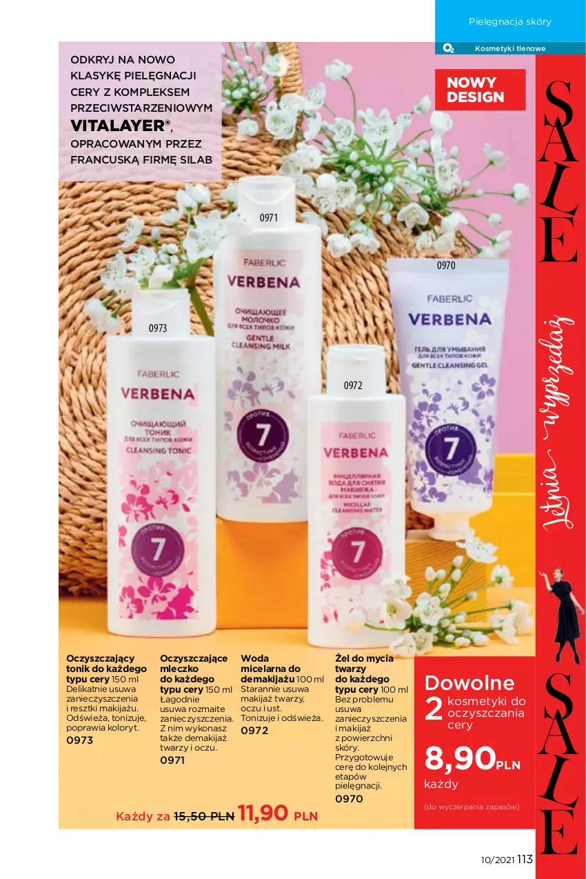 Gazetka promocyjna Faberlic - Gazetka - ważna 05.07 do 25.07.2021 - strona 113 - produkty: Makijaż, Mleczko, Olej, Pielęgnacja skóry, Tonik, Woda, Woda micelarna