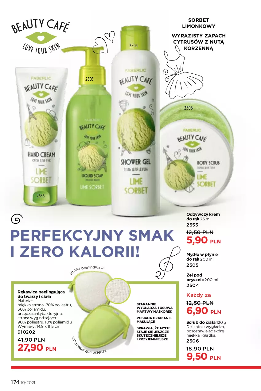 Gazetka promocyjna Faberlic - Gazetka - ważna 05.07 do 25.07.2021 - strona 174 - produkty: Krem do rąk, Mydło, Mydło w płynie, Peeling