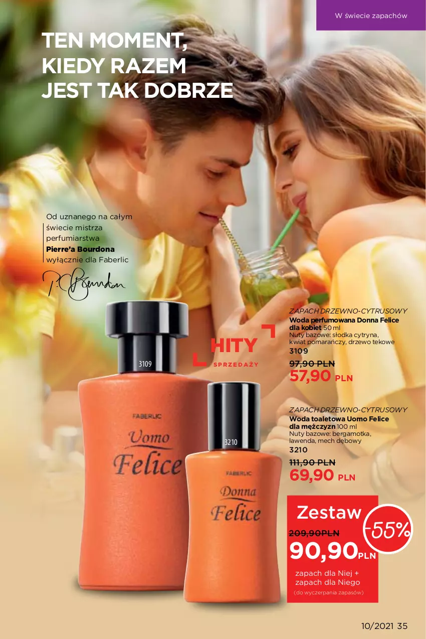 Gazetka promocyjna Faberlic - Gazetka - ważna 05.07 do 25.07.2021 - strona 35 - produkty: Fa, Nuty, Perfum, Woda, Woda perfumowana, Woda toaletowa