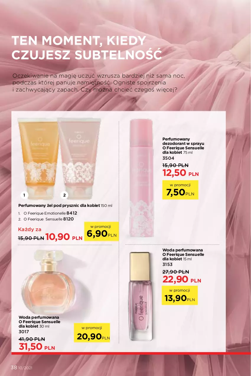 Gazetka promocyjna Faberlic - Gazetka - ważna 05.07 do 25.07.2021 - strona 38 - produkty: Dezodorant, Perfum, Woda, Woda perfumowana