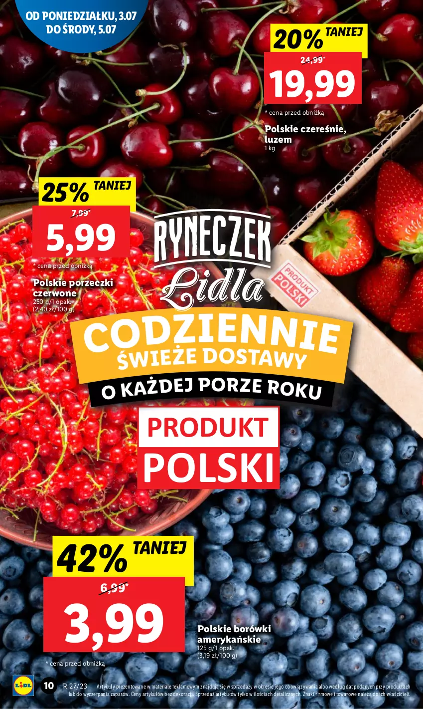 Gazetka promocyjna Lidl - GAZETKA - ważna 03.07 do 05.07.2023 - strona 16 - produkty: Por, Porzeczki czerwone