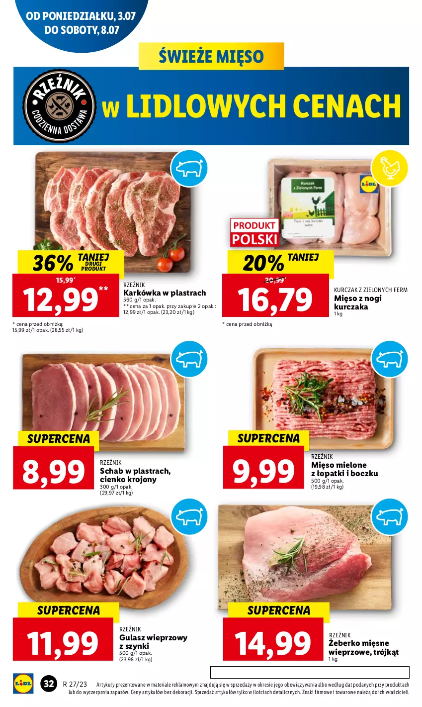 Gazetka promocyjna Lidl - GAZETKA - ważna 03.07 do 05.07.2023 - strona 42 - produkty: Kurczak, Mięso, Mięso mielone