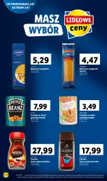 Gazetka promocyjna Lidl - GAZETKA - Gazetka - ważna od 05.07 do 05.07.2023 - strona 20 - produkty: Lubella, Makaron, Nescafé, Kawa rozpuszczalna, Sos, Rum, Bell, Kawa, Spaghetti, Bella, Heinz, Fa