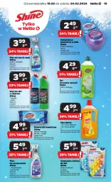 Gazetka promocyjna Netto - od Poniedziałku - Gazetka - ważna od 24.02 do 24.02.2024 - strona 19 - produkty: Do mycia naczyń, Odświeżacz powietrza, Płyn do wc, Płyn do mycia